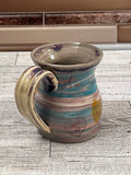6 oz Pink and Blue Marble Conversation Heart Mug