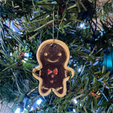 Gingerbread Ceramic Ornament