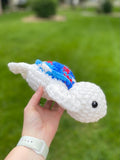 Turtle Crochet Plushie - 4th of July