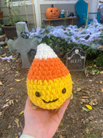 Candy Corn Crochet Plushie