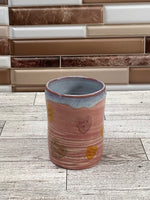 6 oz Pink and White Marbled Conversation Heart Mug